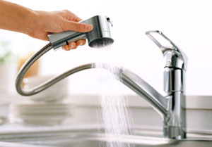handheld shower-type faucet